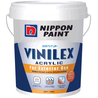 สีน้ำ ทาภายนอกและภายใน แบบด้าน ขนาด 2.5 แกลลอน นิปปอนเพนต์ วีนิเลกซ์ อะครีลิค Nippon Paint Vinilex