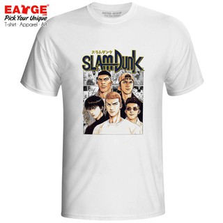 Slam Dunk เสื้อยืดคอกลม  Hanamichi Sakuragi Basketball กับเพื่อนของเขา Anime TShirt