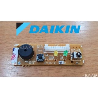แผงรับสัญญาณDAIKIN  รุ่น FTKQ12SV2S, FTKQ12TV2S,  3P185701-4  ตัวแทนจำหน่ายอะไหล่แท้ Daikin อะไหล่แท้ 100%