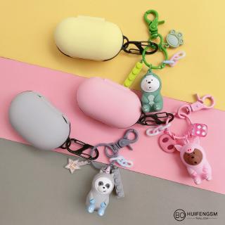 เคสโทรศัพท์ซิลิโคนพิมพ์ลายการ์ตูนหมีน่ารักสําหรับ samsung galaxy buds 2019