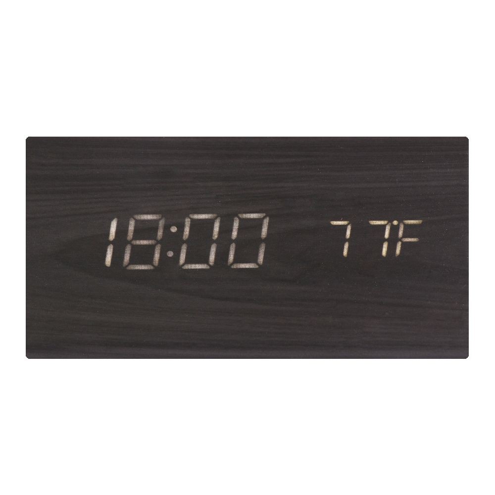 นาฬิกา-นาฬิกาตั้งโต๊ะ-home-living-style-led-15x9-ซม-สีดำ-ของตกแต่งบ้าน-เฟอร์นิเจอร์-ของแต่งบ้าน-clock-led-15x9-cm-black