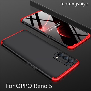 Oppo Reno 5 Hard Combo Dual Armor Full Protection Hybrid 360 Casing reno5 Cover phone case