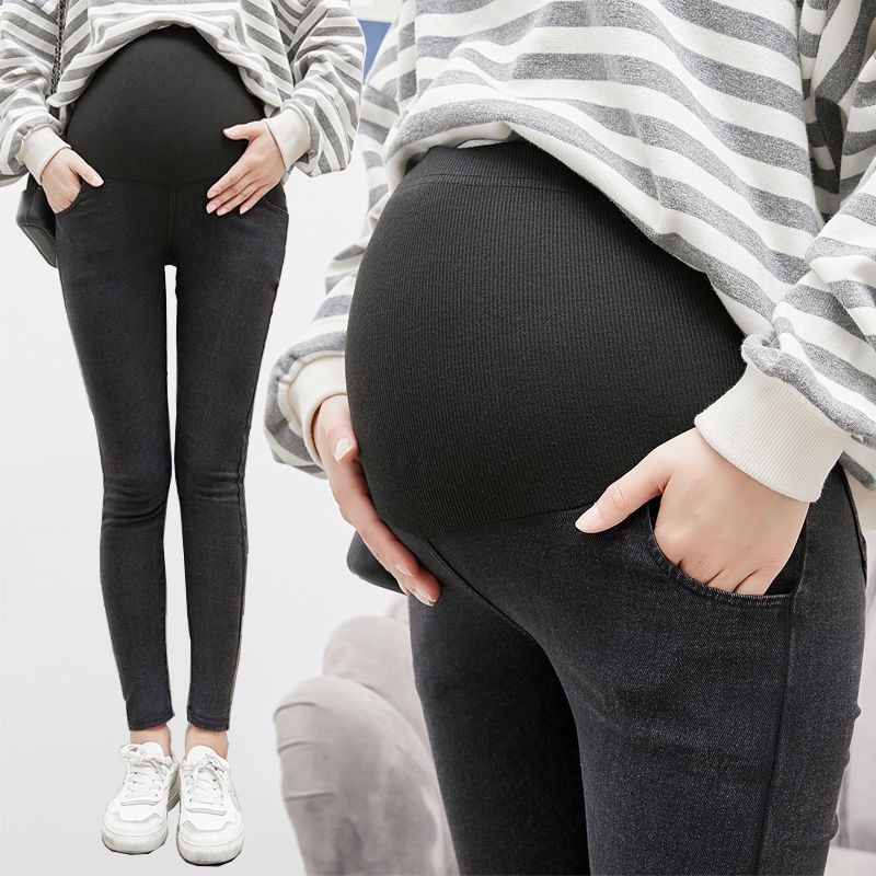 เลกกิ้งคนท้อง-กางเกงคนท้อง-เลกกิ้งคุณแม่ตั้งครรภ์-ขนาด-l-3xl-กางเกงคนท้องยีนส์