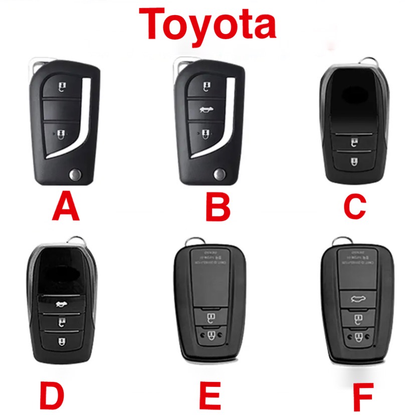 ภาพหน้าปกสินค้าปลอกกุญแจรถยนต์ สำหรับ Toyota เคสรีโมทกุญแจรถยนต์สําหรับ Toyota Hilux Revo Innova Rav4 Fortuner Key Holder Full Cover Case จากร้าน yuxiali.th บน Shopee