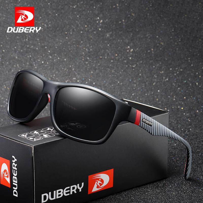 สินค้า Dubery แว่นตากันแดด เลนส์โพลาไรซ์ ป้องกันรังสียูวี 400 8 สี สีดํา สไตล์วินเทจ เหมาะกับฤดูร้อน สําหรับผู้ชาย