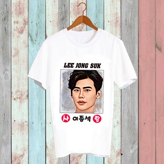 เสื้อยืดดารา เสื้อยืด Fanmade เสื้อแฟนเมด เสื้อยืดคำพูด เสื้อแฟนคลับ ศิลปินเกาหลี FCB40-15 อีจงซอก Lee Jong Suk