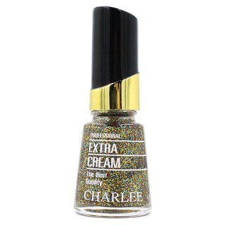 Charlee Nail Polish ยาทาเล็บชาลี 15 ml. สีกากเพชร เบอร์ 40