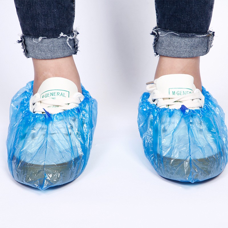 hot-ถุงคลุมรองเท้าพลาสติก-แบบสั้น-100-ใบ-กันเชื้อโรค-กันนํ้า-ใช้แล้วทิ้ง-sh-pld100