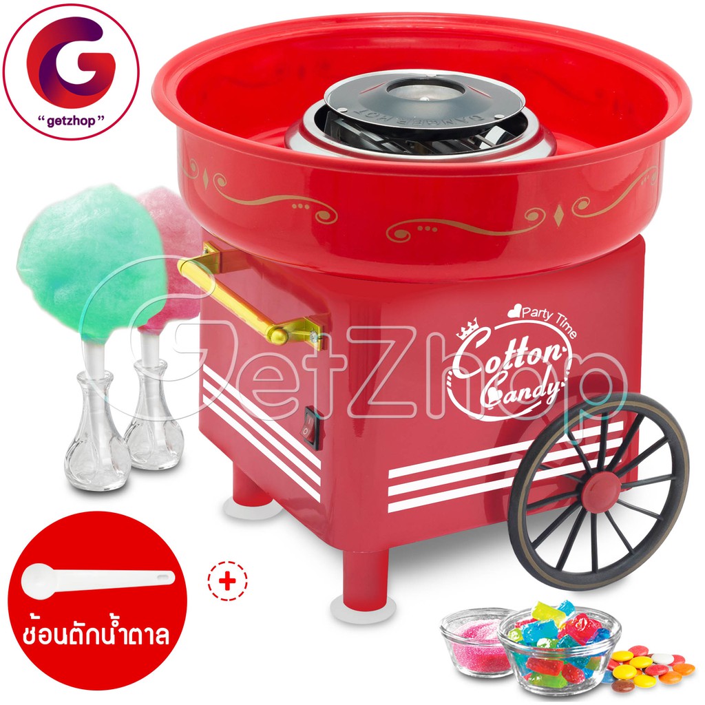 เครื่องทำขนมสายไหม-carnival-cotton-candy-maker-รุ่น-jk-1803-red