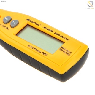 【Hot sale】♟✻✁HoldPeak HP-990B Auto Range SMD Meter Resistor Capacitor Diode/Continuity/Battery Tester 4000Counts with Re