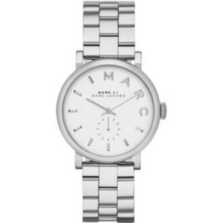 MARC BY MARC JACOBS Baker White Dial Steel Ladies Watch MBM3242