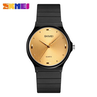 SKMEI Men Women Watches Fashion Quartz Wristwatches 3bar Waterproof Personality Creative PU Strap Watch relogio feminino