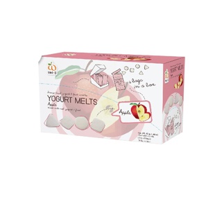 [ใส่โค้ด TKRMQTZ8 ลด 10%] Wel-B Yogurt Melts Apple 42g. (โยเกิร์ตกรอบ แอปเปิล 42 กรัม) เด็ก สุขภาพ ช่วยย่อย