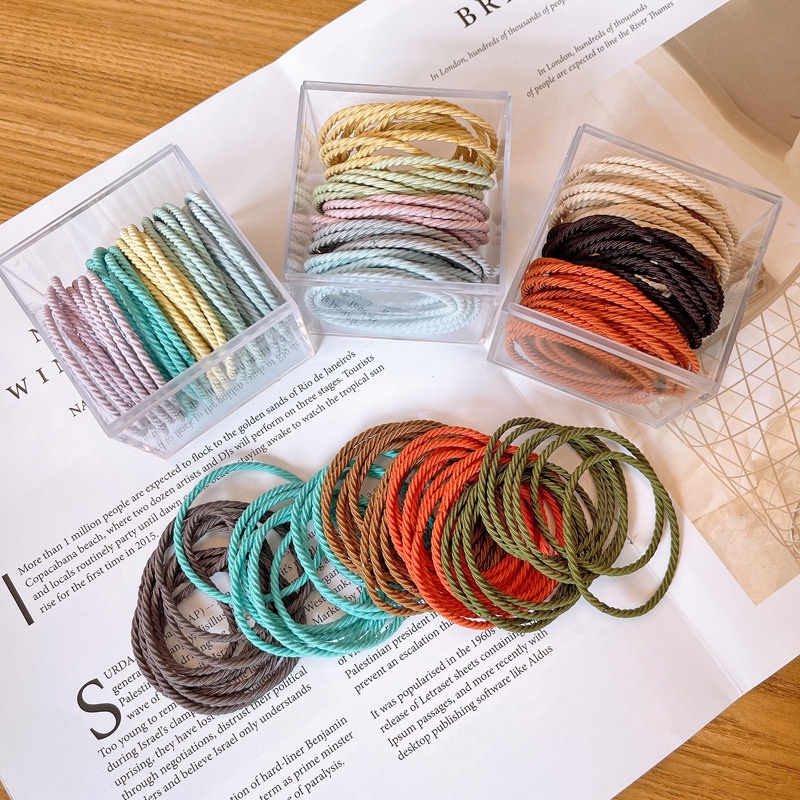 50-ชิ้น-เซต-ที่มีสีสัน-เชือกป่าน-ความยืดหยุ่นสูง-ยางรัดผม-เวอร์ชั่นเกาหลี-ผู้หญิง-ทนทาน-เครื่องประดับผม