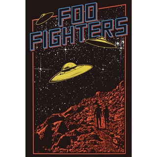 โปสเตอร์ Foo Fighters Dave Grohl ฟูไฟเตอส์ เดฟ โกรล Poster แต่งคอนโด ตกแต่งห้อง รูปภาพติดห้อง ตกแต่งผนัง โปสเตอร์ติดผนัง