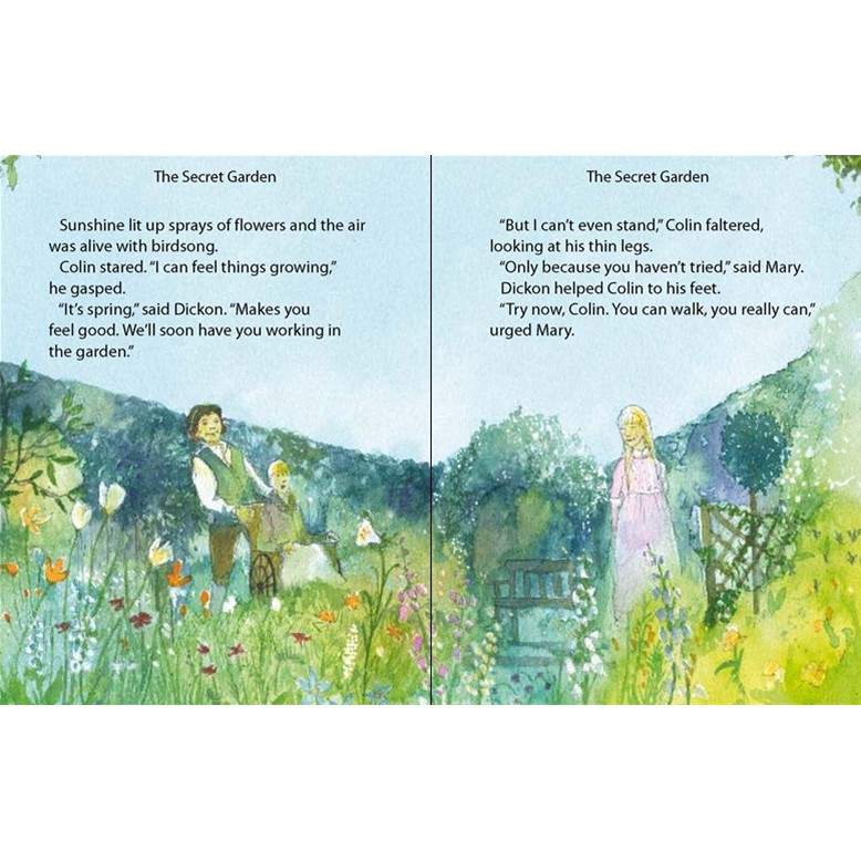 dktoday-หนังสือ-usborne-illustrated-classics-the-secret-garden-amp-other-stories