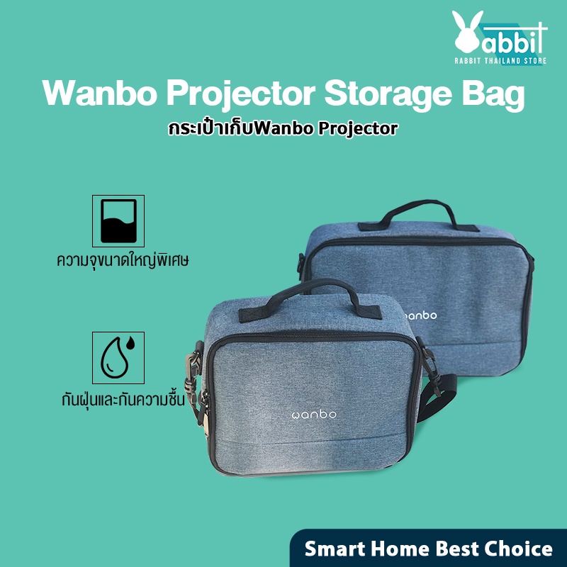 ภาพหน้าปกสินค้าWanbo Projector Storage Bag ถุงเก็บโปรเจคเตอร์ กระเป๋าเก็บของ T2 X1 กระเป๋าเก็บโปรเจคเตอร์แบบพกพา
