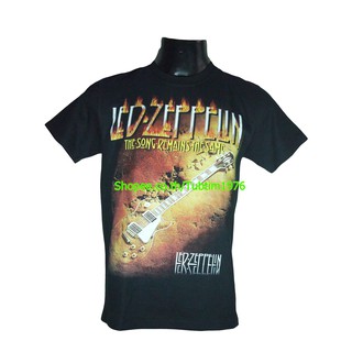 เสื้อวง Led Zeppelin เสื้อยืดแฟชั่นวงดนตรี เสื้อวินเทจ เลด เซพเพลิน LZN300