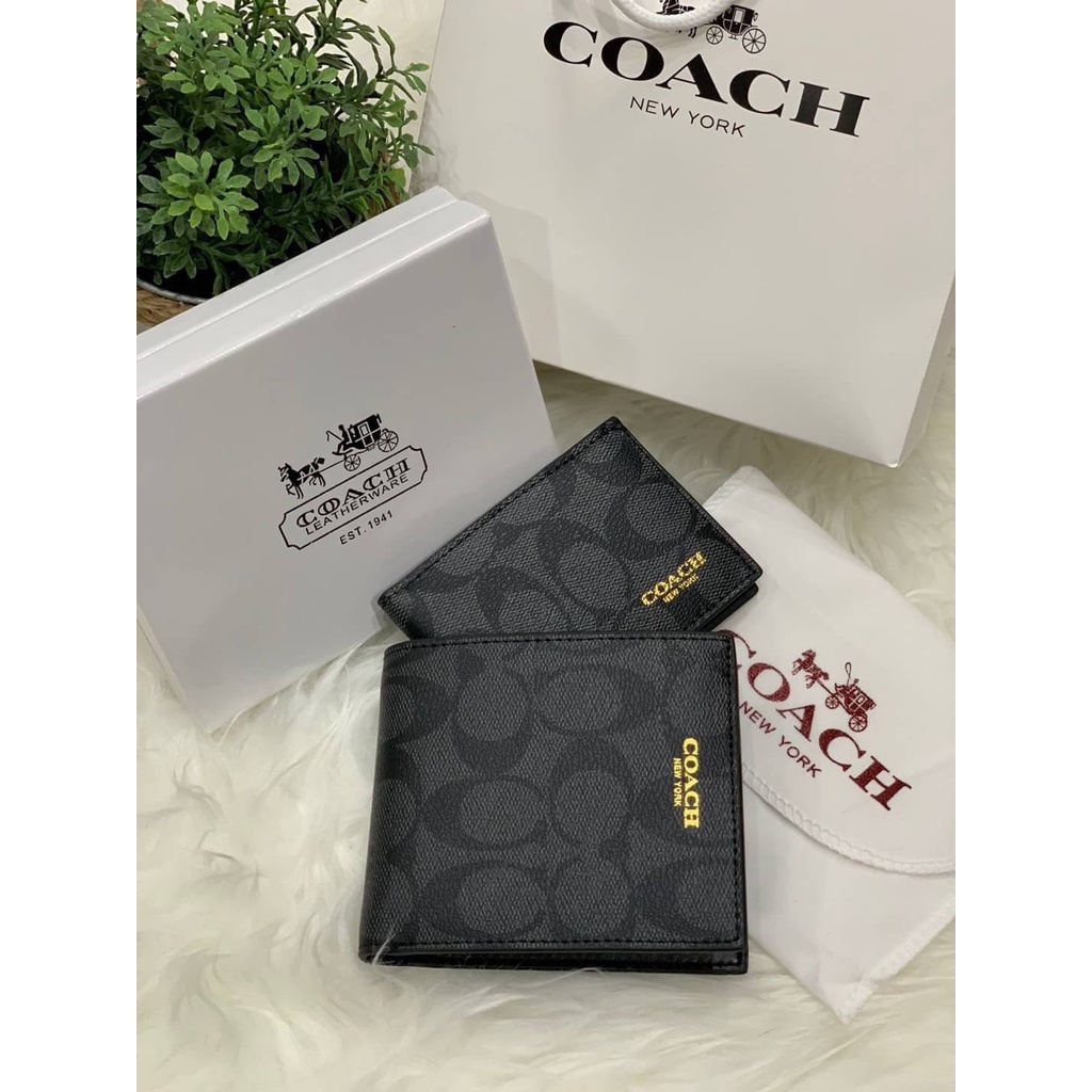 แท้-factory-coach-men-s-signature-wallet