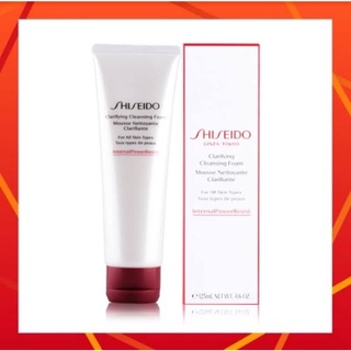 แท้💯%ฉลากไทย โฟมล้างหน้าชิเชโด้ Shiseido – Clarifying Cleansing Foam Mousse 125ml