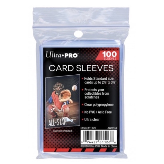 1000 Pro Safe Clear Perfect Fit Sleeves For 35pt-75pt Magnetic Card Holders
