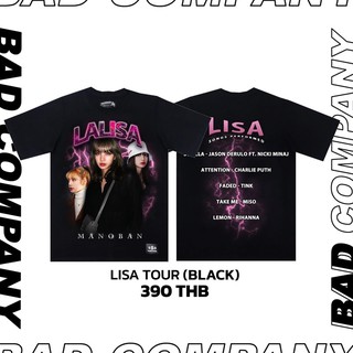 [LEEE]Badcompany tour life: เสื้อทัวร์สกรีนลาย "Lisa" คอกลม