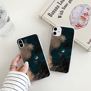 crescent moon เคสไอโฟน 13 promax 8 พลัส cute iPhone 11 14 12 13 pro max 7 8 plus se2020  case Xr Xs X max เคส นิ่ม