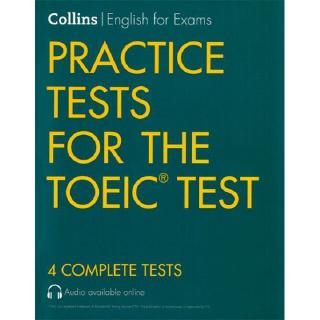 DKTODAY หนังสือ COLLINS PRACTICE TESTS FOR THE TOEIC TEST(2ED)