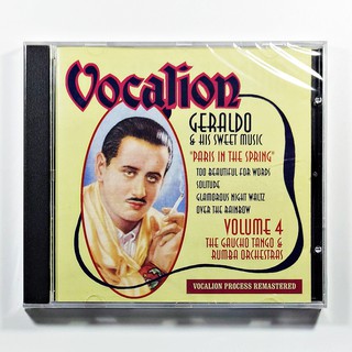 CD เพลง Geraldo & His Sweet Music - Vol. 4 : Paris In The Spring (Vocalion) (แผ่นใหม่)