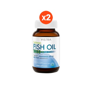 VISTRA Salmon Fish Oil (100 Tablets) 2 Bot แพ็คคู่ 145.91 กรัม