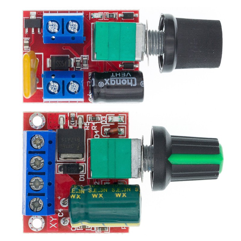 5A 90W PWM 12V DC Motor Speed Controller Module DC-DC 4.5V-35V ...