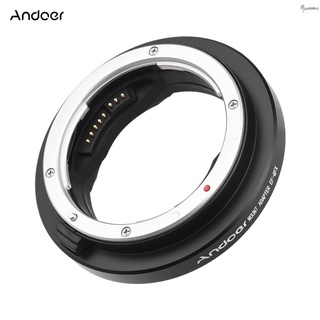 ภาพขนาดย่อของภาพหน้าปกสินค้าAndoer EF-GFX Camera Lens Adapter Ring Auto Focus Replacement for EF-mount Lens to FujiFilm GFX-mount MED-format Cameras GFX100 GFX50S GFX50R จากร้าน muswanna.th บน Shopee ภาพที่ 7