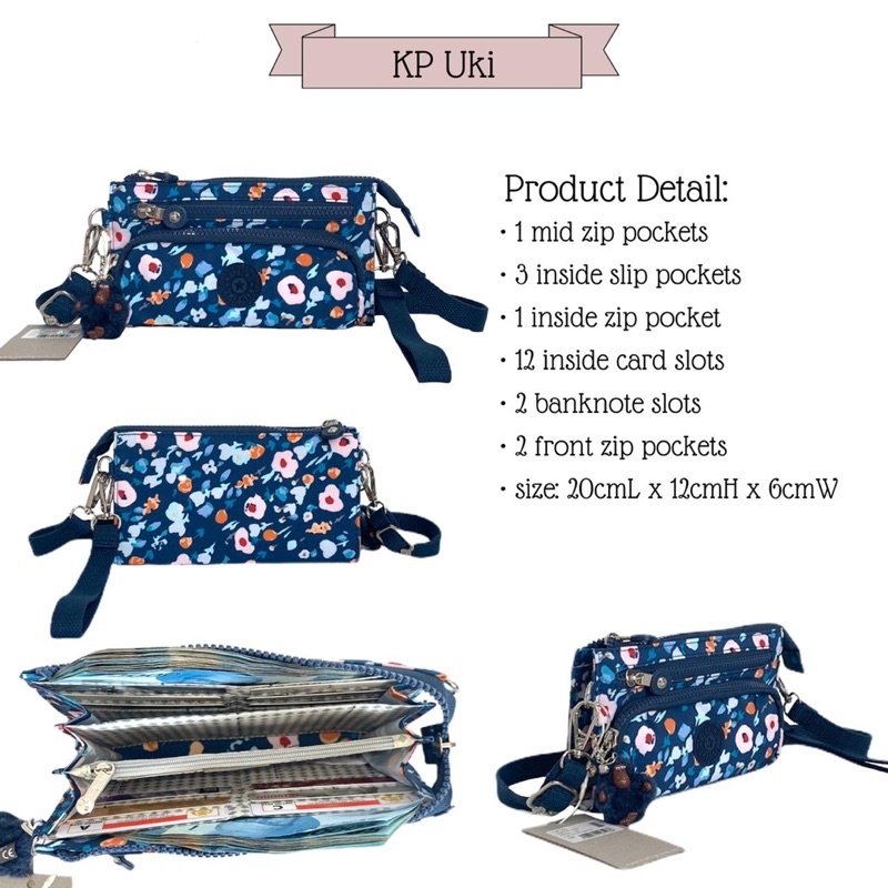 kipling-uki-กระเป๋าสะพายไหล่-กระเป๋าสตางค์