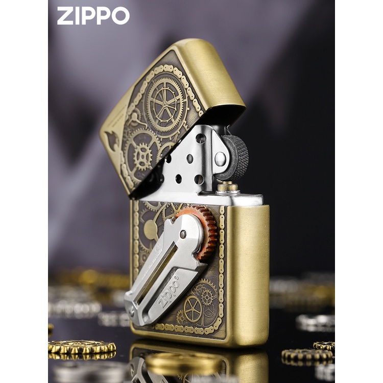 zippo-zippo-ของแท้-zippo-ไฟแช็ก-flint-box-armor-แท้-เหรียญเงิน-สามารถเติม-ไฟแช็ค-ฟลินท์-กันลม-ลิมิเต็ด-ได้