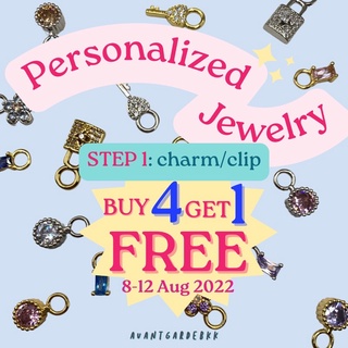 🔥ซื้อ 4 แถม 1 🛼 step 1️⃣  🛼 Personalized jewelry - select charm ราคาต่อชิ้น