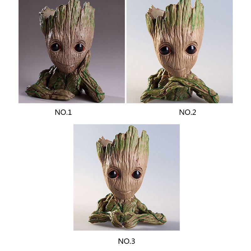 กระถางต้นไม้-ทรง-groot-กระถางต้นไม้ลายการ์ตูน-กระถาง-sj1269