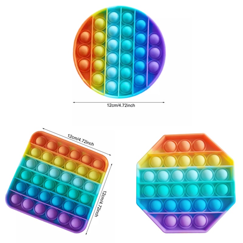 ภาพหน้าปกสินค้าCOD Pop Bubble Sensory Toy ของเล่น สําหรับเล่นคลายเครียด มีสีสัน Stress Reliver Toys จากร้าน bemabszzwd บน Shopee