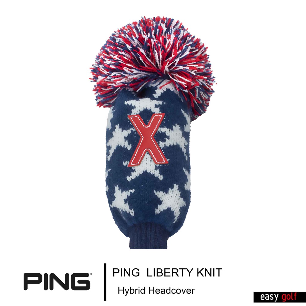 ping-head-liberty-knit-hybrid-headcover-limited-ping-head-cover-ปลอกหัวไม้กอล์ฟ-ปลอกหุ้มหัวไม้กอล์ฟ