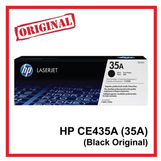 HP CB435A Black Original LaserJet Toner Cartridge (35A)