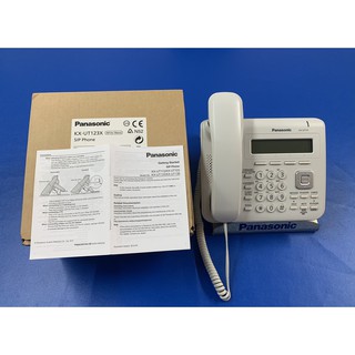 KX-UT123  โทรศัพท์ Panasonic SIP 2 พอร์ตมาตรฐาน  รองรับ PoE