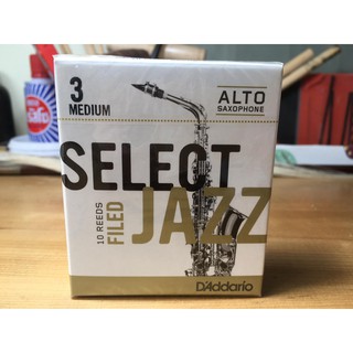 ลิ้นอัลโตแซกโซโฟนยี่ห้อ DAddario รุ่น Select Jazz Medium