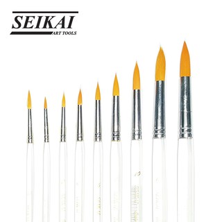 สินค้า Seikai พู่กันสีน้ำกลม ขนทอง (SEIKAI WATER ROUND GOLD) 1 ด้าม