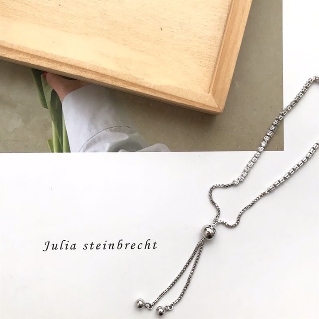 พร้อมส่ง-สร้อยข้อมือคริสตัล