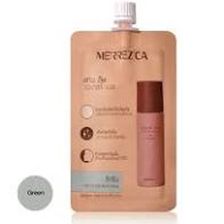 Merrezca Skin Up Water Base merrezca สกิน อัพ วอเตอร์ เบส เมอเรซก้าเบสสูตรน้ำ #สีกรีน  แบบซองขนาด 5 ml.