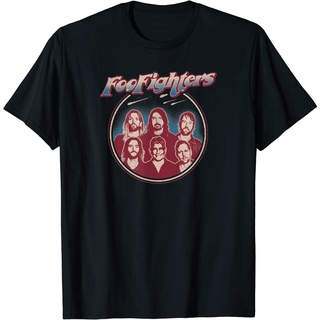 เสื้อยืดโอเวอร์ไซส์เสื้อยืด พิมพ์ลาย Foo Fighters สไตล์คลาสสิก สําหรับผู้ชาย และผู้หญิงS-3XL