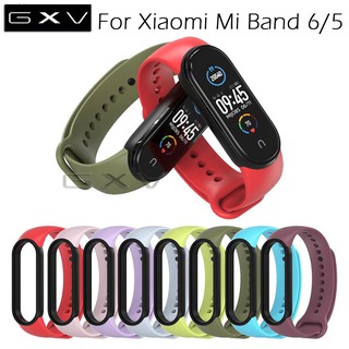 สินค้า mijobs mi band 5 สายคล้องนาฬิกาข้อมือซิลิโคนสําหรับ xiaomi mi 6/5