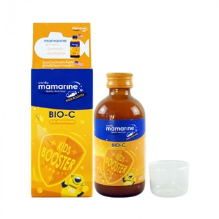 สินค้า Mamarine Bio-C Plus Multivitamin มามารีน ไบโอซี วิตามินซี ต้านไข้หวัด ภูมิแพ้ เสริมภูมิคุ้มกัน ขนาด 120 ml (17468)