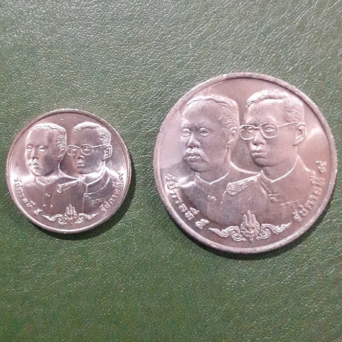 ชุดเหรียญ-2-บาท-10-บาท-ที่ระลึก-100-ปี-กรมบัญชีกลาง-ไม่ผ่านใช้-unc-พร้อมตลับทุกเหรียญ