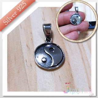 Jipatha DIY จี้เงินแท้ จี้หยินหยาง จี้เงิน silver 925 YinYang silver