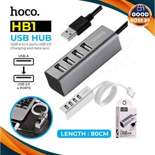 สินค้า Hoco HB1 Ports HUB อุปกรณ์เพิ่มช่อง USB ใช้งานง่าย สินค้าของแท้100% goodboss89